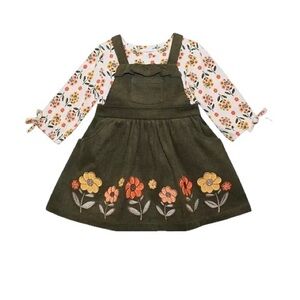Blueberi Boulevard girls floral outfit